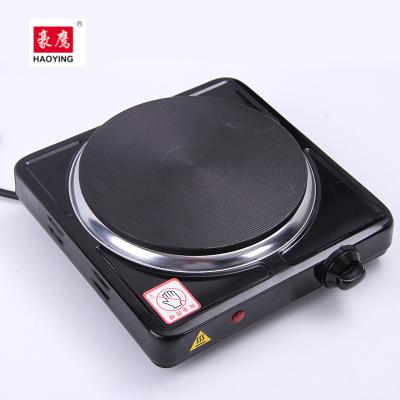 China Eco-friendly Electric Single Griddle Heater Plate Diameter 155mm 1000w Cooktop for sale