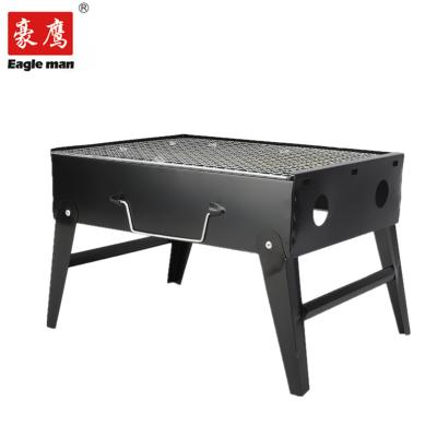 China Portable Folding BBQ Grill Charcoal Barbecue Folding Oven For Camping BBQ for sale