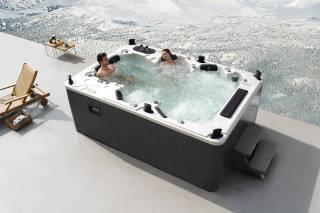 Chine baquet chaud, baignoire extérieure, station thermale de bain, tourbillon, bahtub, baignoire chaude, piscine SPAF-333 d'oscillation à vendre