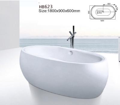 Chine Baignoires, baignoire libre sans robinet, douche HB623 de main à vendre