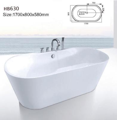 Chine Baignoires, baignoire libre sans robinet, douche HB630 de main à vendre