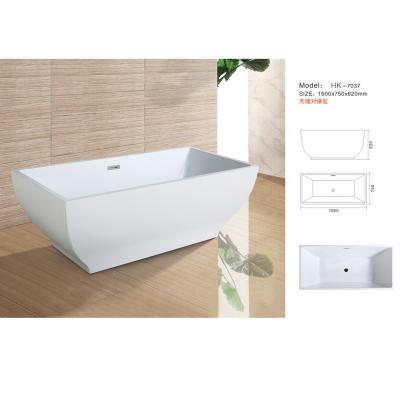 China Modern Bathtub,Acrylic bathtub white color,Bathtub, seamless Bathtub. HK-7037 Size:160X75X62CM for sale