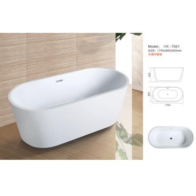 China Modern Bathtub,Acrylic bathtub white color,Bathtub, seamless Bathtub. HK-7021 Size:170X80X62CM for sale