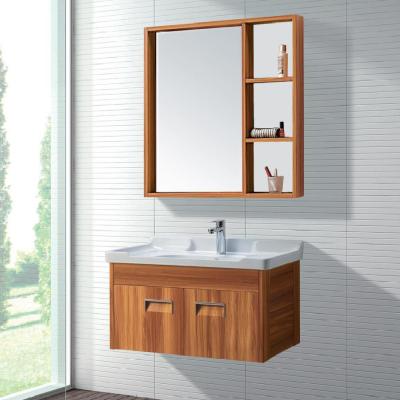 China Modern Alunimun Bathroom Vanity/ all aluminum bathroom cabinet/Mirror Cabinet /DB-8156A 800X450mm for sale