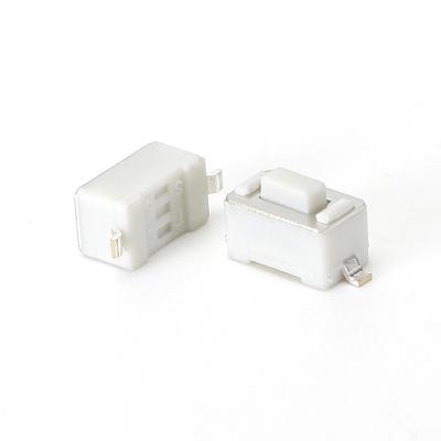 China Auto Electronics SMD Tact Push Micro White Switch Button Tactile Switch 3*6*4.3MM for sale