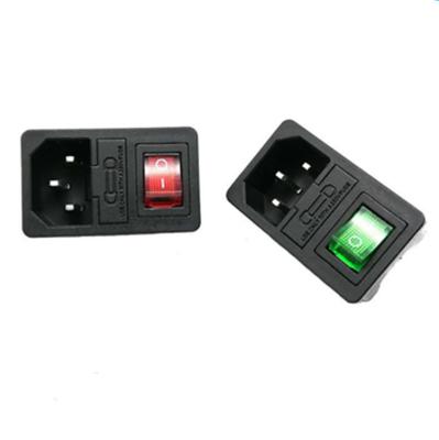 China Sale Power Socket Switch AC Copper Push Button Switch for sale