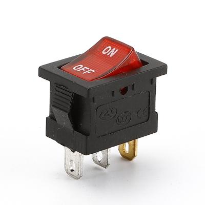 China Industry Electric Rocker Switch With Light Electric Kettle Printer Power Switch IEC CE Certification 6A/10A for sale