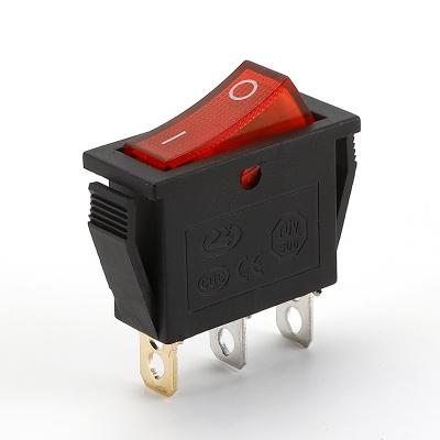 China Industry Quality Electrical Switch ON OFF DPDT Round Rocker Switch 220V 16A Electrical for sale