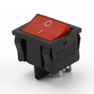 China Electrical Industry KCD5- 250VAC Led Lamp Rocker Switch 4 Pin Hy 12 ON OFF Rocker Switch for sale