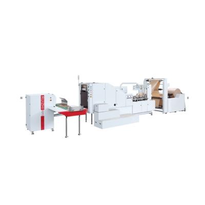 China food & Beverage Factory RZDF-330D Automatic High Speed ​​Shopping Bag Square Bottom Paper Bag Machine for sale