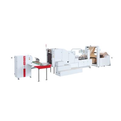 China food & Factory RZDF-330D Automatic High Speed ​​Square Paper Bag Machine Lower Price Beverage Paper Bag Making Machine for sale