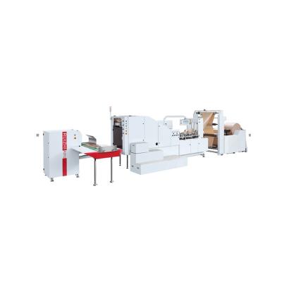 China food & Beverage Factory RZDF-330D Cheap Custom Paper Bag Square Bottom Making Machine Paper Bag for sale