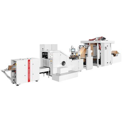 China food & Professional Cheap RZFD-190 Roll Feeding Square Making Factory Beverage Bottom Paper Bag Machine for sale