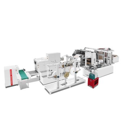 China food & Beverage Plant Paper Carry Bag Machine with Twisted Rope Handle Integrated Automatic Paper Bag Machine Portable Purchasing Paper Bag Machine for sale