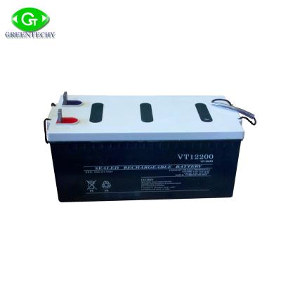 China solar/wind system 12v 230AH lead acid battery, 12v 230AH deep cycle battery, 12v 230AH solar battery for sale