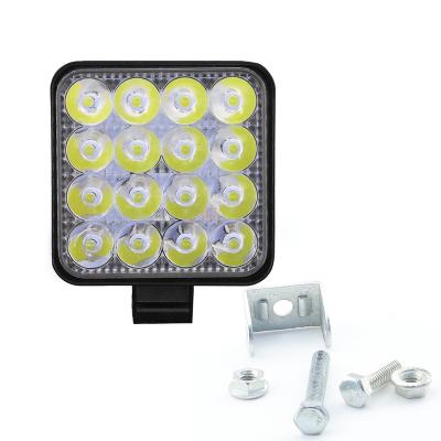 China Professional Factory Crafted 12V LED Work Light Natural White Light In Square As Car Working Lamp IP67 for sale