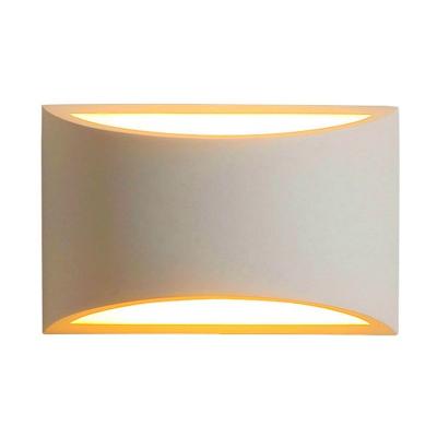 China Plaster high quality hot sale white plaster wall lamp lighting modern minimalist wall lamp for sale