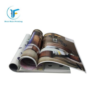 China 210*210mm Commercial Printing Square Book Service Printing A4 Folded Square Luxury Brochure Printing for sale