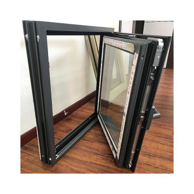 China Folding Screen Break Thermal Fire Rated Fixed Glazing Aluminum Windows Waterproof for sale