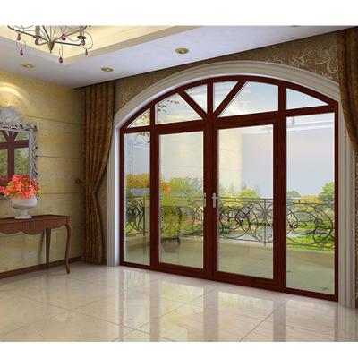 China Sound Insulation/High Strength Aluminum Alloy/Easily Assembled Double Frame Tempered Glass Cheap Aluminum Swing Door Swing/Commercial Plastic Customized Color Customized Size for sale