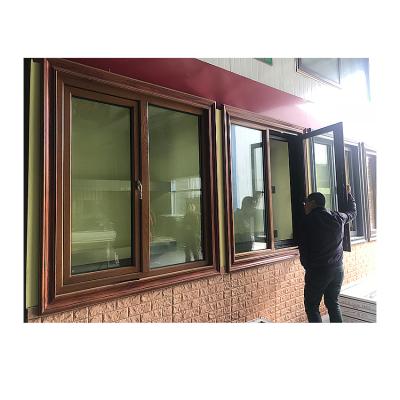 China Aluminum Folding Screen Bay Window Double Glazed Sliding Aluminum Windows Alloy+glass+accessories window bay window price Customized Size for sale