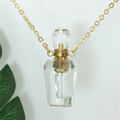 China Europe Natural Hand Carved Crystal Reiki Stone Healing Crystal Gifts Essential Oil Perfume Bottle Quartz Stone Wholesale for sale