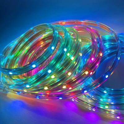 China LANDSCAPE 5M 120V SMD5050 LED Strip Chasing Lights RGB LED Strip Lights With IC Chips for sale