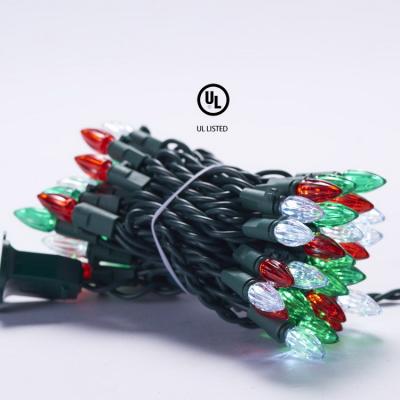 China Mini Lights Waterproof Led Christmas Lights Holiday Decoration Christmas Tree Decoration 50CT C3 Led String Light for sale