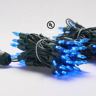 China Mini Lights Indoor Outdoor Decor Mini Light White Wire LED Christmas String Lights for sale