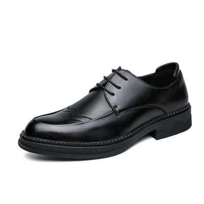 China Italian Style Genuine Leather Loafers Lace-Up Genuine Leather Business Oxford Shoes Formal Genuine Steel Toe Men Shoes For Men for sale