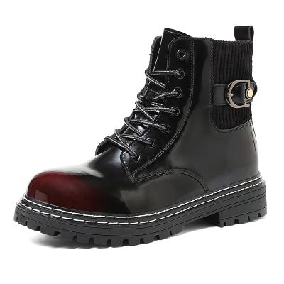 China Seven Hole Deodorization Martin Boots New Large Size Unisex 5-12 British Style Leather Boots Moto&Biker High Top Wear Resistant Boots For Men for sale