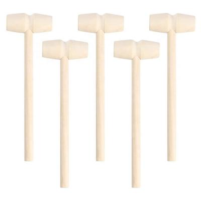 China Other Mallet Seafood Lobster Shellfish Crab Cracker Hardwood Wooden Hammer for sale