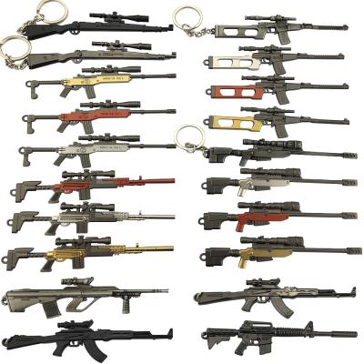 China Custom Keychain Pan Metal Mini Gun Weapon Keychains Promotion Gift Fast Delivery for sale