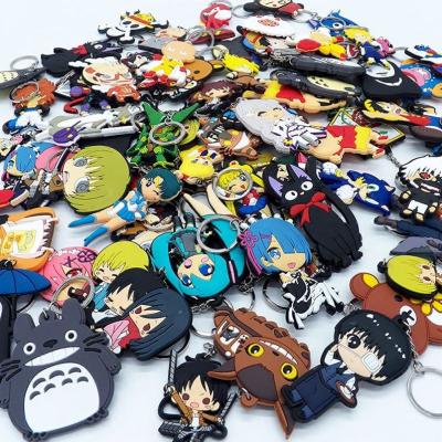 China Promotion Gift Custom Soft PVC 3D Rubber Key Chain, Customized Name Key Chain PVC Plastic Rubber Key Chain for sale