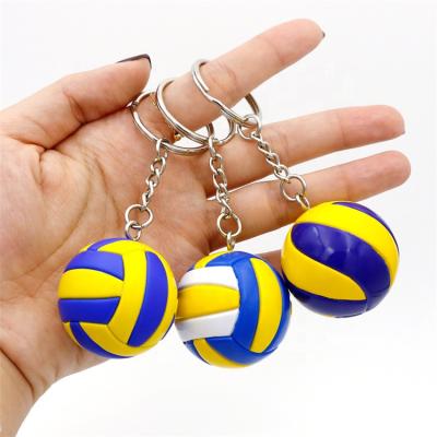 China Promotion/souvenir design/collection your own main tassel birthday gifts PVC volleyball chain accessories for sale