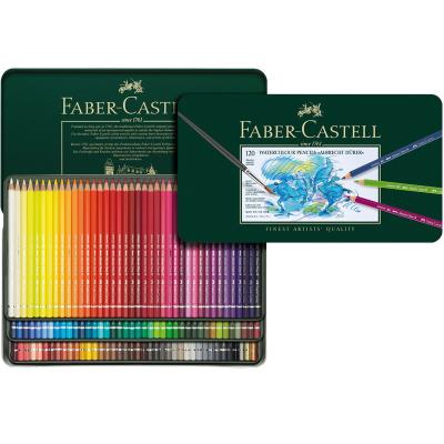 China Faber-Castell 12-120 Color German Water Soluble Art Paint Green Box Watercolor Paint Hand Painted Crayon Pencil for sale