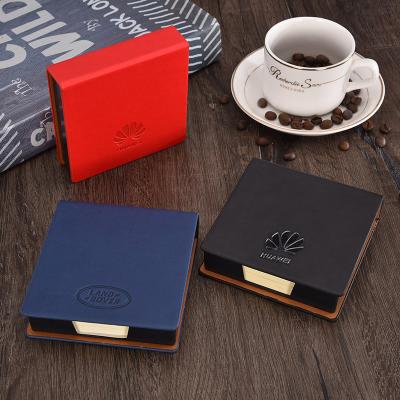 China Mini Factory Wholesale Multifunctional Customizable Stock PU Notepad Business Office LOGO Notepad for sale