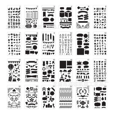 China DIY Bullet Stencil Plastic Planner Stencils Notebook/Diary/Scrapbook Drawing Stenci Template DIY for sale