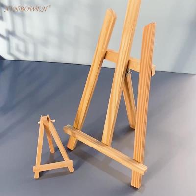 China Wholesale 30cm 40cm 50cm Artwork Display Studio Stand Miniature Wooden Easel Painting Artist for sale