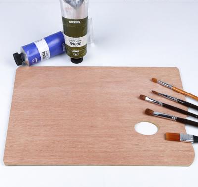 China Professional XinBowen Palette High Quality Different Size Oil Painting Art Tools Wooden Palette for sale