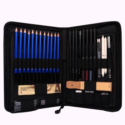 China Xinbowen Art Set 40PCS Professional Pencil Painting Sketch Set Painting Sketch Art Set for sale