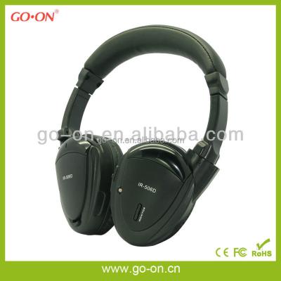 China Headband In Car IR Wireless Headphones With Dual Channel for sale