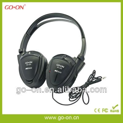 China With or Without Active Noise Canceling OEM Noise Canceling Headphones For Airplane With Zipper EVA Bag for sale