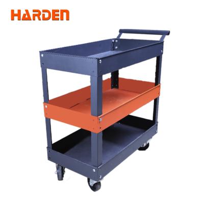 China Wholesale Professional Master Household Tool Kit Cold Roll Steel Sheets Three Drawer Tool Box Trolley for sale