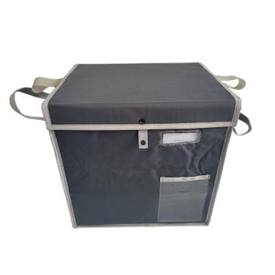 China FL015 Insulated Portable Outdoor Camping Food Delivery Insulated Cooler Aluminized Film Folding Cool Dispenser Box for sale