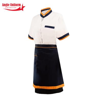 China restaurant & Bar Good Quality Hotel Kitchen Wholesalers Uniform New Best Selling Chef Suit For Women for sale