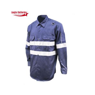 China Thoughtful Design OEM Fashion Anti-pilling Construction Uniform Custom Long Sleeve Siamese Workwear for sale