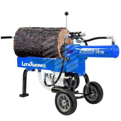 China 14 Ton Log Splitter Machine With-Plichts2.5hp 15amp 1800W Elektrische Motor Te koop