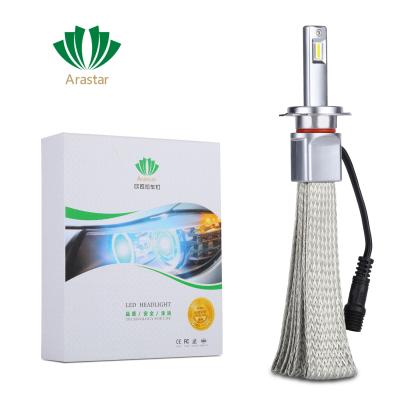 China Zinc Alloy Die Casting+Copper Belt Arastar Auto Parts Accessories Car Headlamps H11 H4 LED Bulbs H11 H4 LED Automotive Lights For Cars for sale