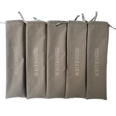 China ANTI-STATIC manufacturers direct velvet flocking cloth drawstring package mouth hair bag logo package mouth hair bag for sale